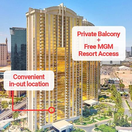Lady Luck'S Vista - Private Balcony - Full Kitchen - Two Full Baths - Jetted Tub - Full Mgm Grand Resort Access W No Resort Fee At Mgm Signature Las Vegas Extérieur photo